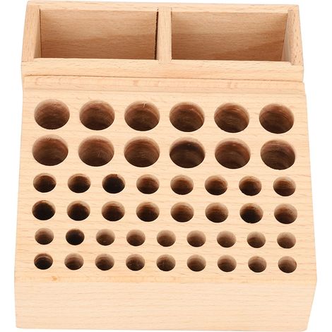 Étui de rangement pour outils de maroquinerie DIY avec 48 emplacements, boîte organisatrice pour outils de travail du cuir. (1/5)