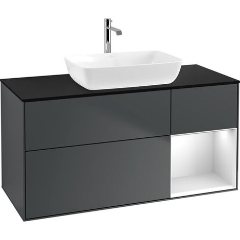 Villeroy & Boch F832MTHG Meuble sous-lavabo Finion F83 (1/2)