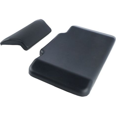Coussin De Dossier Moto - Cuirs Pu - 30 X 17 X 3 Cm - Pour Boîte À Bagages Et Kayak - 2 Pièces (1/5)