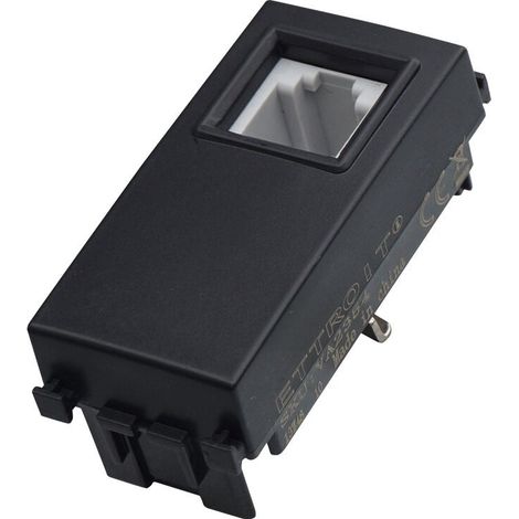 ETTROIT presa telefonica RJ11 connettore telefono colore NERO compatibile Vimar Arkè - VA2354 (1/3)