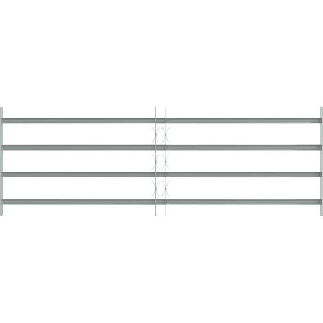 Grille réglable de sécurité de fenêtres et 4 barres 1000-1500mm