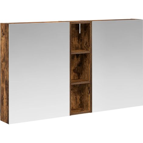 Maison Exclusive - Set di Armadi da Bagno con lo scaffale 3 pcs 120 x 14,5 x 70 cm