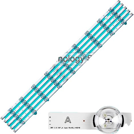 LED-Streifen, Länge 1027 mm, 9 LED-Perlen, 6 V Spannung, CE-zertifiziert, unterstützt DRT 3.0 50" Modelle (1/5)