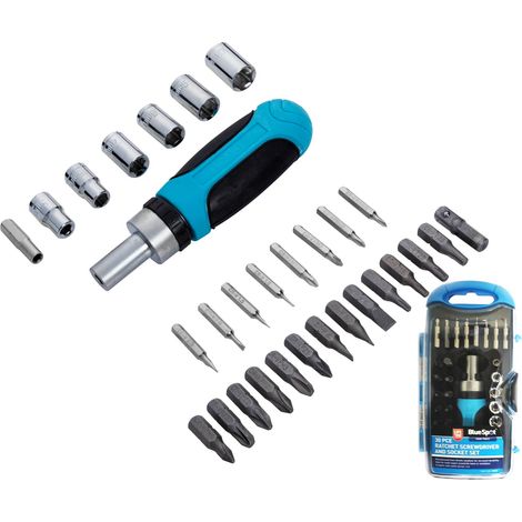 Blue Spot Tools 30PCE Ratchet Screwdriver and Socket Set (1/3)