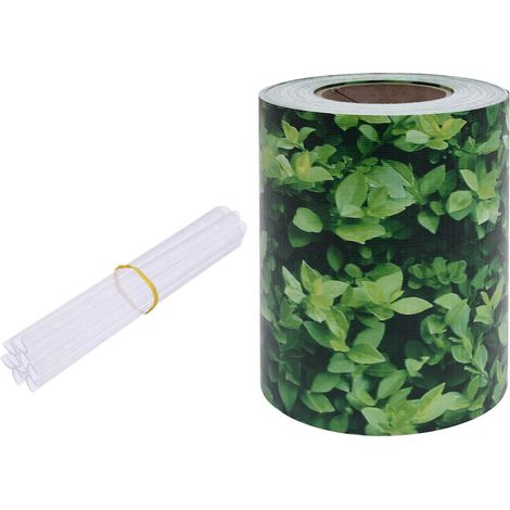 Garden Privacy Screen PVC 35x0.19 m Green vidaXL