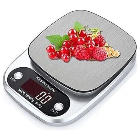 Balances de Cuisine Wlectronic Mini Balance Numérique Balances de Bijoux de Poche 5Kg/0.1g Balance de Cuisine Numérique Plate-forme en Acier Inoxydable Cuisson Régime Alimentaire Balance de P