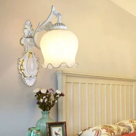 Style Européen Appliques Murales,e27 Douille Led 5w Lampe Salle De Bain Salon Chambre à Coucher Porche Feux Luminaire-23x25cm (1/4)
