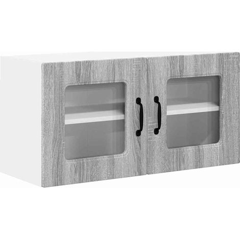 Meuble mural de cuisine,Armoire de cuisine avec porte Gris Sonoma 80 x 31 x 40 cm CFW48284 (1/5)