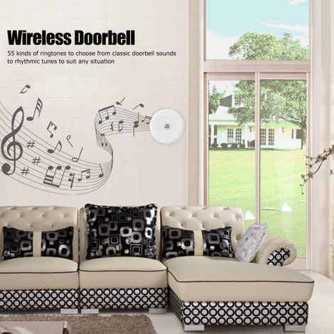 Interphone Sans Fil pour Villa Jardin - Alimentation AC110-260V - Batterie Incluse - Conforme aux Normes Européennes-KZQ (1/5)