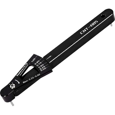 Vérificateur de chaîne de vélo - Indicateurs d'usure - Jauge de mesure en alliage d'aluminium - Accessoire de cyclisme en alliage d'aluminium (1/5)