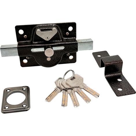 Serrure de sécurité en applique crr02 marron