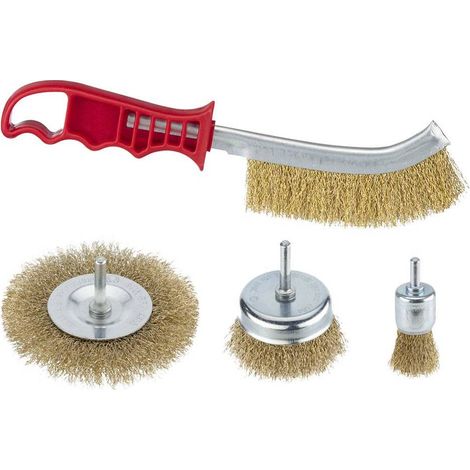 SET SPAZZOLE MISTE set 4 pezzi
