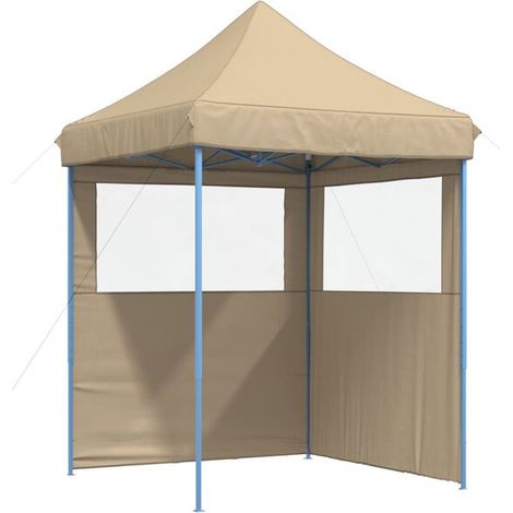 tente de réception pliable et repliable avec deux parois (1/5)