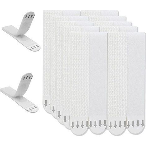 36 pairs (72 pieces) of wall stickers for hanging photos, easy to remove without nails or residue, Velcro - 19 x 92 mm (1/5)