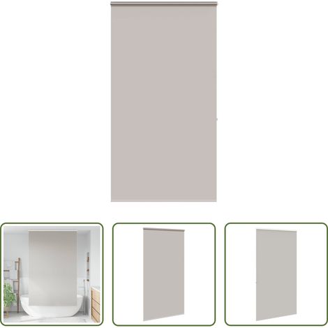vidaXL Intimité salle de bain - Store enrouleur de douche avec cassette largeur du tissu 136 cm (1/5)