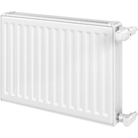 Finimetal – Radiateur eau chaude en acier 90x120 cm – Puissance 3865W – Raccordement classique – Garantie 10 ans (1/2)