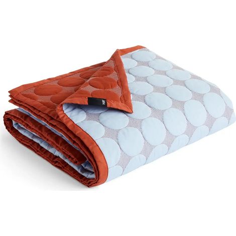 [GEBRAUCHT] B-Ware Hay Tagesdecke überwurf Mega Dot Hellblau Baumwolle Oeko Tex