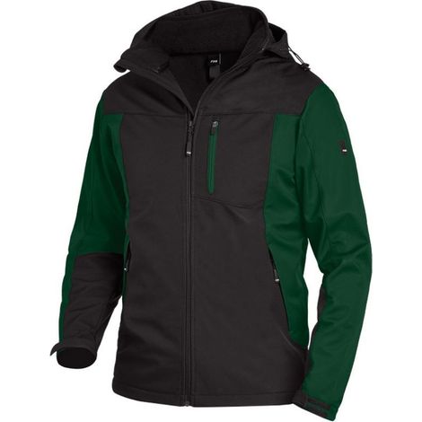 Veste de travail softshell homme Jannik FHB 79105 - Vert clair / Noir - M (1/3)