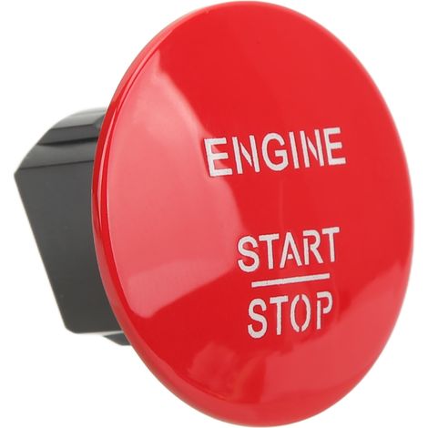 Bouton de démarrage moteur 2215450714 Interrupteur d'allumage rouge de remplacement pour Mercedes-Benz CL550 E350 CLS350 (1/5)