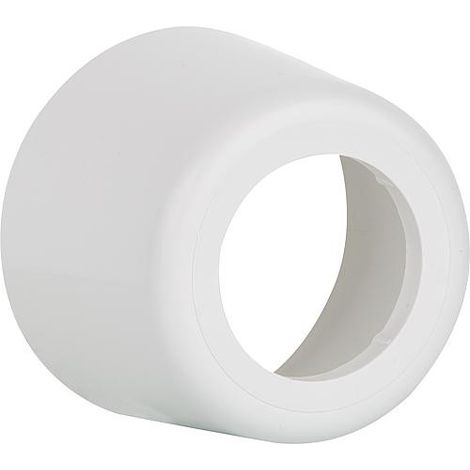 Rosace murale d50 d9cm, blanc alpin