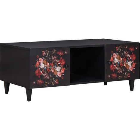 Coffee Table Multicolour 100 x 54 x 40 cm Solid Mango Wood vidaXL