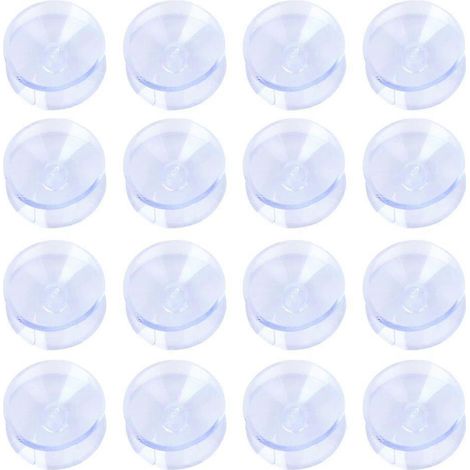 Lot de 20 dessous de plat antidérapants pour table en verre avec ventouses double face (1/5)
