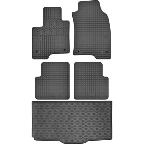 Set di tappetini in gomma per auto e tappetino per bagagliaio per Fiat Panda III Hatchback del 2012 (1/5)
