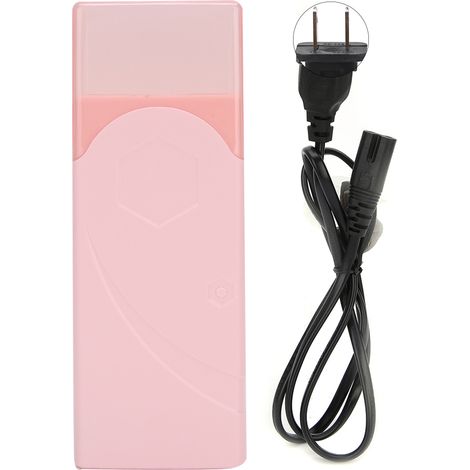 Décapeur de cire à épiler 100g, chauffe-cire portatif pour mains, pieds et jambes, rose, prise US 110V (1/5)