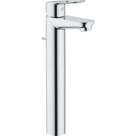 Grohe BauLoop - Miscelatore per lavabo da appoggio, con sistema di scarico, cromo 32856000 (1/2)