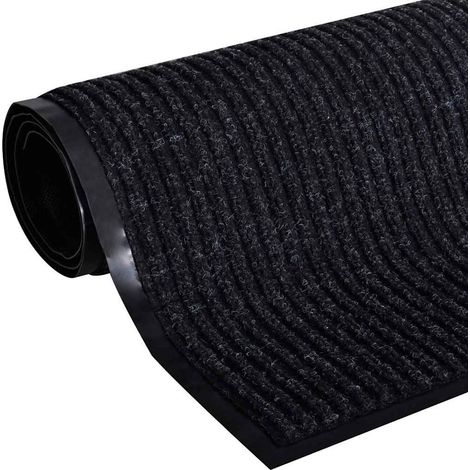 vidaXL Zerbino Nero 120 x 180 cm in PVC