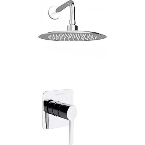 Ensemble mitigeur de douche encastré DRAKO avec douche de tête et bras mural - Ramon Soler - K3318012 (1/5)