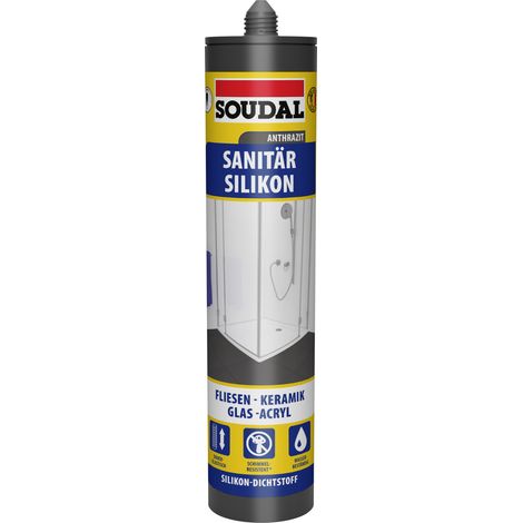 Soudal Sanitär-Silikon anthrazit 300 ml Dichtmaterialien