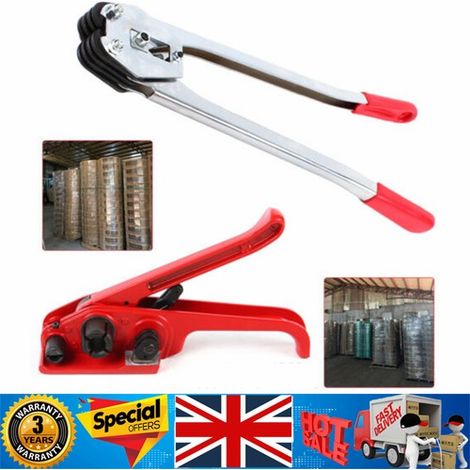 Portable Banding Machine Pallet Packaging Strapping Banding Kit Tensioner Sealer (1/5)