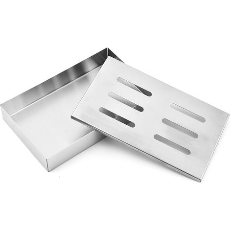 Nazalus-Sale Barbecue-Räucherbox – Kaltrauchgenerator – Gas-, Elektro-, Holzkohlegrill – Grill- und Kochzubehör – Fleisch, Fisch, Gemüse, Tofu