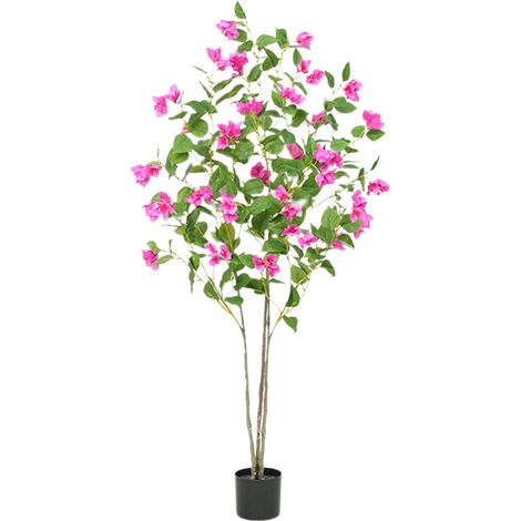 180cm arbre artificiel avec de vraies feuilles de plantes vertes bougainvilliers pour la photographie Studio atmosphère décoration (1/5)