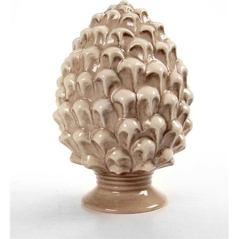 PIGNA COLORE ANTICATO IN CERAMICA IDEA ARREDO 14X14X22 CM DA TAVOLO ARTIGIANI D'ORIENTE OKX