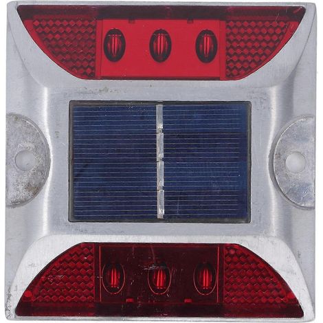 Solarbetriebene Straßenmarkierungsleuchte aus Aluminiumguss für Einfahrten, Stufen, Gehwege und Treppen im Außenbereich (IP68 wasserdicht)