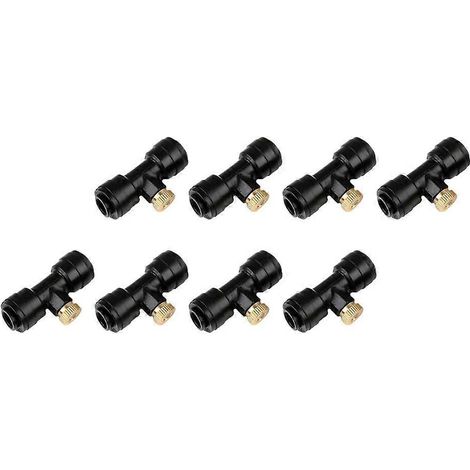Copper Nozzle Brass Misting Nozzle for Garden Water Misting 8Sets (1/4)