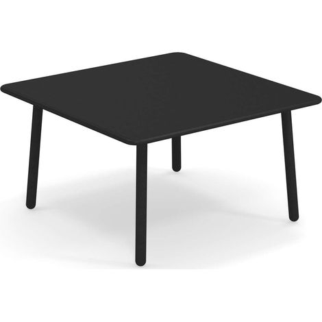 EMU Darwin Tavolo Basso 70X70 Nero Raggr.9011