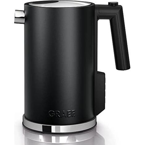 Graef WK 902 Elektrischer Wasserkocher Schwarz Matt 1,2 Liter