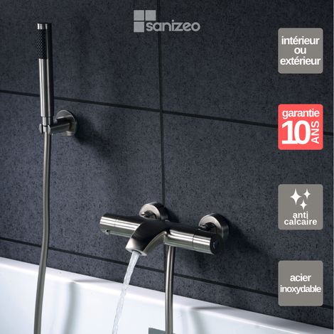 Robinet Mitigeur de Baignoire en Acier Inoxydable Intérieur / Extérieur IMEX MOSCU BDK034-4 (1/5)