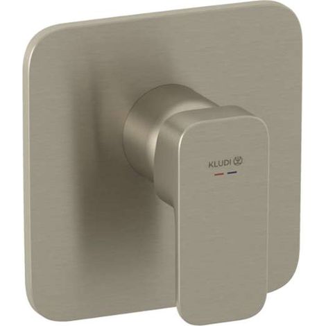Kludi Renon - Grifo de ducha empotrado, níquel cepillado 42755N575 (1/2)