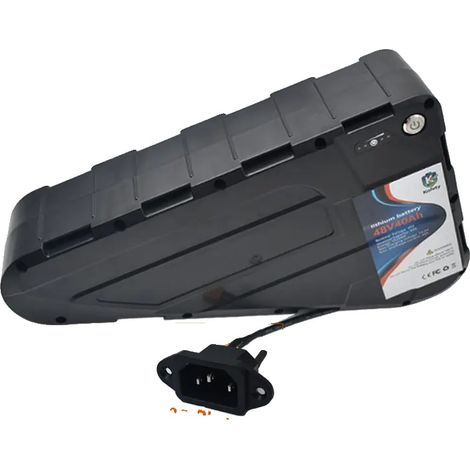 Batería de iones de litio para bicicleta eléctrica, capacidad de 30 Ah, conector de descarga XT60, enchufe de 52 V 20 Ah-3P. (1/2)