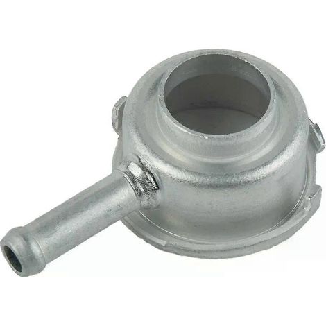 Goulot de remplissage de liquide de refroidissement en acier de 43 mm de diamètre extérieur pour radiateur, entrée d'eau du réservoir d'eau, col de remplissage de radiateur en acier inoxydable à soude (1/4)