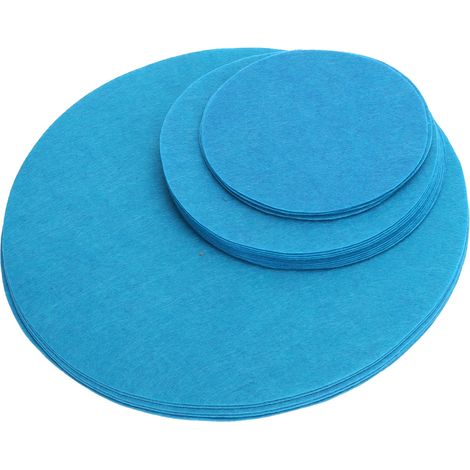 Lot de 24 coussinets de protection en feutre vert lac, séparateurs anti-friction pour bols, assiettes et casseroles empilables. (1/5)