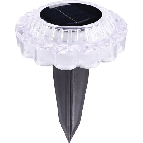Lampe solaire décorative à piquer ronde noire LED 0,03 W DART Struhm IP44 (1/2)