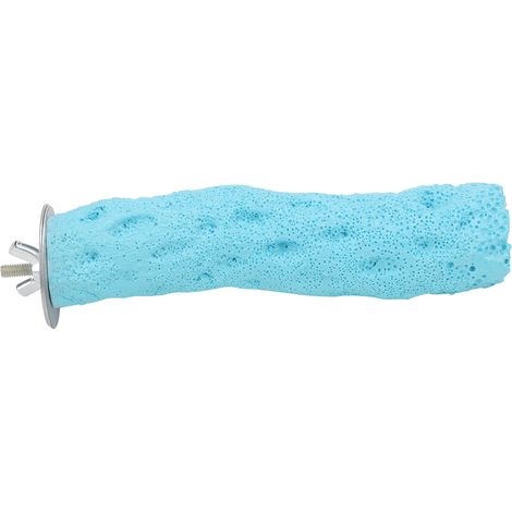 Schleifstange für Haustiere, Sitzstangen für Vogelkäfige, Papageienstab (blau, klein) (1/5)