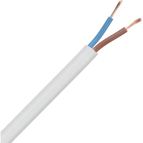 Cavo PVC 2X0,75 H03VV-F Bianco