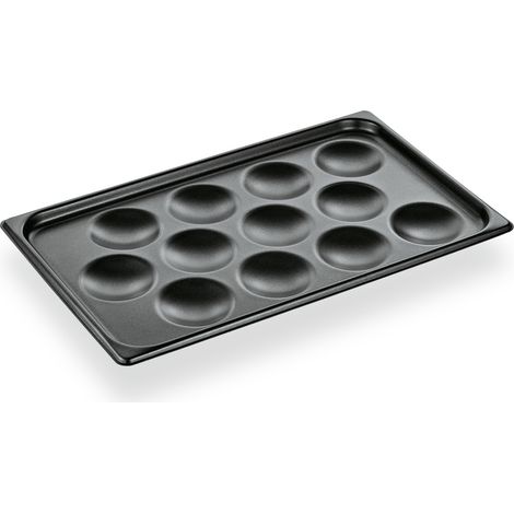 Feuille de cuisson GN en Aluminium H 20 mm Ø 85 mm - Was Germany