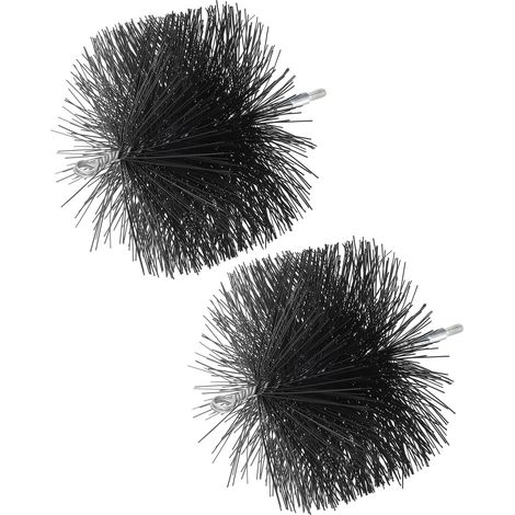 2 Pcs 7" Brosse De Nettoyage De Cheminée En Fil (1/5)
